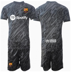 Barcelona Torwart 3rd trikot Kinder 2024-25 Kurzarm (+ kurze hosen)