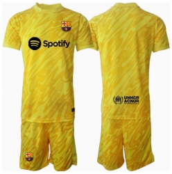 Barcelona Torwart Heimtrikot Kinder 2024-25 Kurzarm (+ kurze hosen)