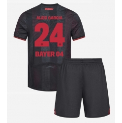Bayer Leverkusen Aleix Garcia #24 Heimtrikot Kinder 2025-26 Kurzarm (+ kurze hosen)