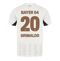 Bayer Leverkusen Alejandro Grimaldo #20 Auswärtstrikot 2024-25 Kurzarm