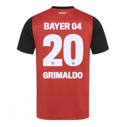 Bayer Leverkusen Alejandro Grimaldo #20 Heimtrikot 2024-25 Kurzarm