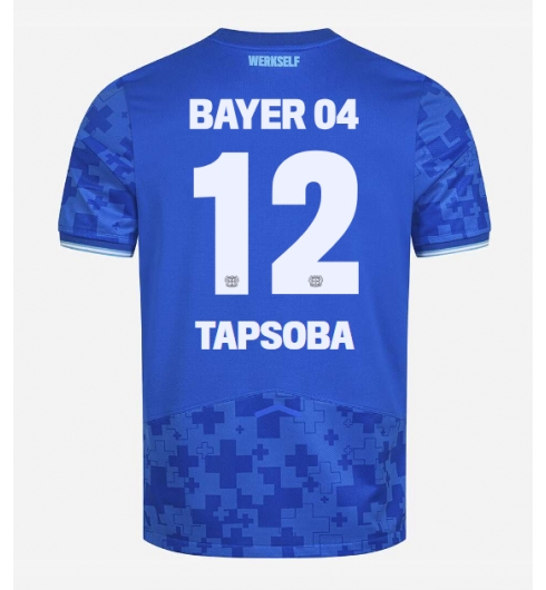 Bayer Leverkusen Edmond Tapsoba #12 3rd trikot 2025-26 Kurzarm Bayer Leverkusen Edmond Tapsoba #12 3rd trikot 2025-26 Kurzarm