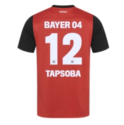 Bayer Leverkusen Edmond Tapsoba #12 Heimtrikot 2024-25 Kurzarm