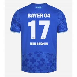 Bayer Leverkusen Eliesse Ben Seghir #17 3rd trikot 2025-26 Kurzarm