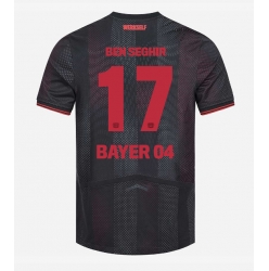 Bayer Leverkusen Eliesse Ben Seghir #17 Heimtrikot 2025-26 Kurzarm