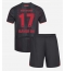 Bayer Leverkusen Eliesse Ben Seghir #17 Heimtrikot Kinder 2025-26 Kurzarm (+ kurze hosen)