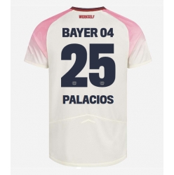 Bayer Leverkusen Exequiel Palacios #25 Auswärtstrikot 2025-26 Kurzarm