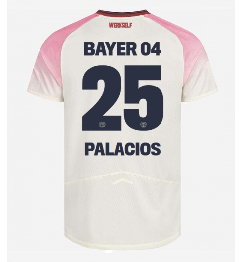 Bayer Leverkusen Exequiel Palacios #25 Auswärtstrikot 2025-26 Kurzarm Bayer Leverkusen Exequiel Palacios #25 Auswärtstrikot 2025-26 Kurzarm