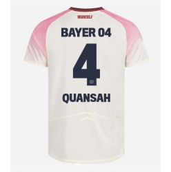 Bayer Leverkusen Jarell Quansah #4 Auswärtstrikot 2025-26 Kurzarm