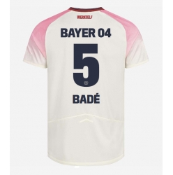 Bayer Leverkusen Loic Bade #5 Auswärtstrikot 2025-26 Kurzarm