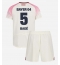 Bayer Leverkusen Loic Bade #5 Auswärtstrikot Kinder 2025-26 Kurzarm (+ kurze hosen)