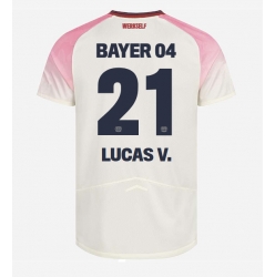 Bayer Leverkusen Lucas Vazquez #21 Auswärtstrikot 2025-26 Kurzarm