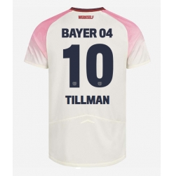 Bayer Leverkusen Malik Tillman #10 Auswärtstrikot 2025-26 Kurzarm