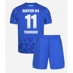 Bayer Leverkusen Martin Terrier #11 3rd trikot Kinder 2025-26 Kurzarm (+ kurze hosen)