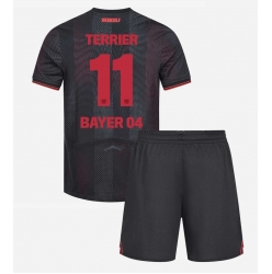 Bayer Leverkusen Martin Terrier #11 Heimtrikot Kinder 2025-26 Kurzarm (+ kurze hosen)