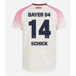 Bayer Leverkusen Patrik Schick #14 Auswärtstrikot 2025-26 Kurzarm