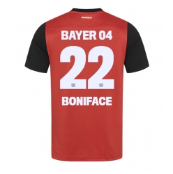Bayer Leverkusen Victor Boniface #22 Heimtrikot 2024-25 Kurzarm