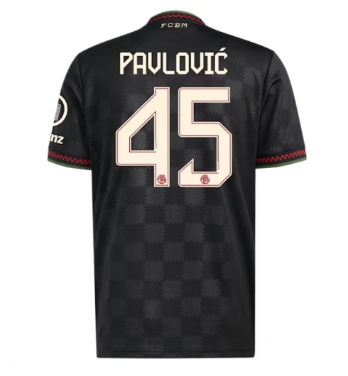 Bayern Munich Aleksandar Pavlovic #45 3rd trikot 2025-26 Kurzarm Bayern Munich Aleksandar Pavlovic #45 3rd trikot 2025-26 Kurzarm