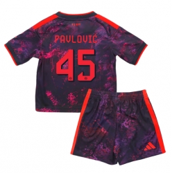 Bayern Munich Aleksandar Pavlovic #45 3rd trikot Kinder 2026-27 Kurzarm (+ kurze hosen)