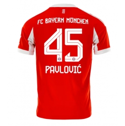 Bayern Munich Aleksandar Pavlovic #45 Heimtrikot 2025-26 Kurzarm