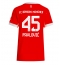 Bayern Munich Aleksandar Pavlovic #45 Heimtrikot Frauen 2025-26 Kurzarm