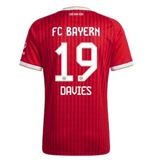 Bayern Munich Alphonso Davies #19 Heimtrikot Frauen 2026-27 Kurzarm Bayern Munich Alphonso Davies #19 Heimtrikot Frauen 2026-27 Kurzarm