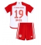 Bayern Munich Alphonso Davies #19 Heimtrikot Kinder 2023-24 Kurzarm (+ kurze hosen)