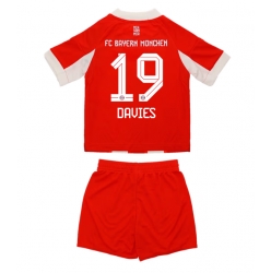 Bayern Munich Alphonso Davies #19 Heimtrikot Kinder 2025-26 Kurzarm (+ kurze hosen)