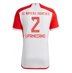 Bayern Munich Dayot Upamecano #2 Heimtrikot 2023-24 Kurzarm