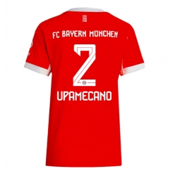 Bayern Munich Dayot Upamecano #2 Heimtrikot Frauen 2025-26 Kurzarm