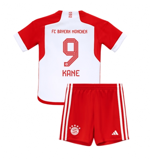 Bayern Munich Harry Kane #9 Heimtrikot Kinder 2023-24 Kurzarm (+ kurze hosen)