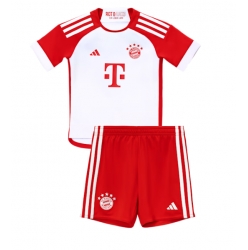 Bayern Munich Heimtrikot Kinder 2023-24 Kurzarm (+ kurze hosen)