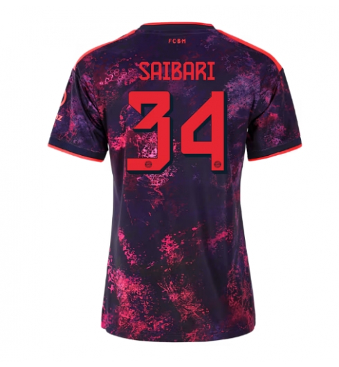 Bayern Munich Ismael Saibari #34 3rd trikot Frauen 2026-27 Kurzarm Bayern Munich Ismael Saibari #34 3rd trikot Frauen 2026-27 Kurzarm