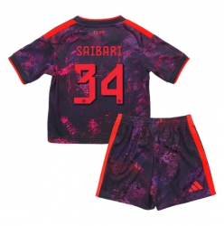 Bayern Munich Ismael Saibari #34 3rd trikot Kinder 2026-27 Kurzarm (+ kurze hosen)