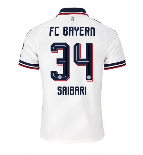 Bayern Munich Ismael Saibari #34 Auswärtstrikot 2026-27 Kurzarm Bayern Munich Ismael Saibari #34 Auswärtstrikot 2026-27 Kurzarm