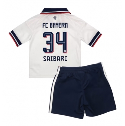 Bayern Munich Ismael Saibari #34 Auswärtstrikot Kinder 2026-27 Kurzarm (+ kurze hosen)