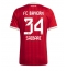 Bayern Munich Ismael Saibari #34 Heimtrikot Frauen 2026-27 Kurzarm Bayern Munich Ismael Saibari #34 Heimtrikot Frauen 2026-27 Kurzarm
