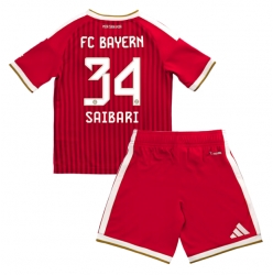 Bayern Munich Ismael Saibari #34 Heimtrikot Kinder 2026-27 Kurzarm (+ kurze hosen)