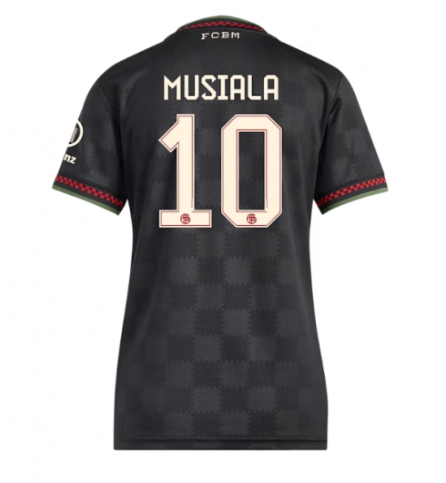 Bayern Munich Jamal Musiala #10 3rd trikot Frauen 2025-26 Kurzarm Bayern Munich Jamal Musiala #10 3rd trikot Frauen 2025-26 Kurzarm