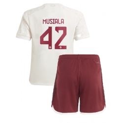 Bayern Munich Jamal Musiala #42 3rd trikot Kinder 2023-24 Kurzarm (+ kurze hosen)