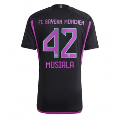 Bayern Munich Jamal Musiala #42 Auswärtstrikot 2023-24 Kurzarm