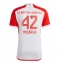 Bayern Munich Jamal Musiala #42 Heimtrikot 2023-24 Kurzarm