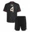 Bayern Munich Jonathan Tah #4 3rd trikot Kinder 2025-26 Kurzarm (+ kurze hosen)