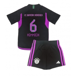 Bayern Munich Joshua Kimmich #6 Auswärtstrikot Kinder 2023-24 Kurzarm (+ kurze hosen)