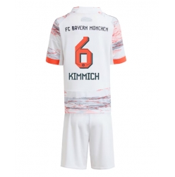 Bayern Munich Joshua Kimmich #6 Auswärtstrikot Kinder 2025-26 Kurzarm (+ kurze hosen)