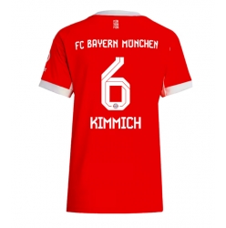 Bayern Munich Joshua Kimmich #6 Heimtrikot Frauen 2025-26 Kurzarm Bayern Munich Joshua Kimmich #6 Heimtrikot Frauen 2025-26 Kurzarm
