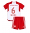 Bayern Munich Joshua Kimmich #6 Heimtrikot Kinder 2023-24 Kurzarm (+ kurze hosen)