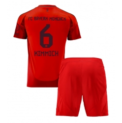 Bayern Munich Joshua Kimmich #6 Heimtrikot Kinder 2024-25 Kurzarm (+ kurze hosen)