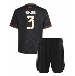Bayern Munich Kim Min-jae #3 3rd trikot Kinder 2025-26 Kurzarm (+ kurze hosen)