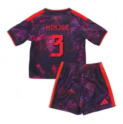 Bayern Munich Kim Min-jae #3 3rd trikot Kinder 2026-27 Kurzarm (+ kurze hosen)